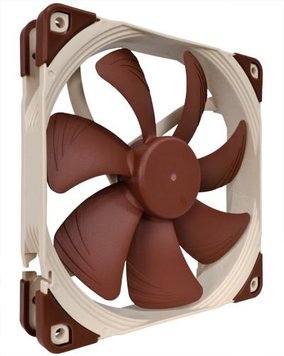 Вентилятор 140 mm Noctua NF-A14 FLX 140х140х25мм SSO2 900 - 1200 об/хв 13,8-19,2 дБ 3pin бежевий/коричневий 4720740 фото