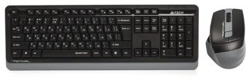 Комплект бездротовий A4Tech Fstyler FGS1035Q Grey, радіус дії до 15 м 8458380 фото