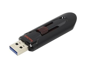 Флеш накопичувач USB 32Gb SanDisk Cruzer Glide, Black, USB 3.0 (SDCZ600-032G-G35) 4222470 фото