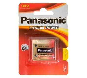 Батарейка CR-P2L, литиевая, Panasonic, 1 шт, 6V, Blister (CR-P2L/1BP) 5637390 фото