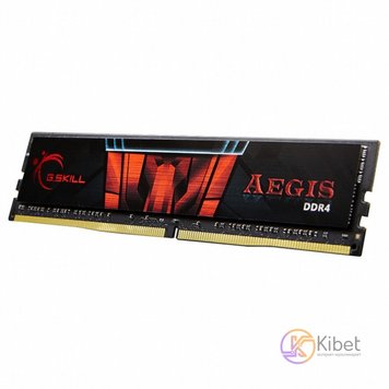 Пам'ять 16Gb DDR4, 3200 MHz, G.Skill Aegis, Black, 16-18-18-38, 1.35V (F4-3200C16S-16GIS) 5503110 фото