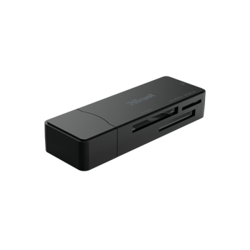 Картридер зовнішній Trust Nanga, Black, USB 3.2, для SD/microSD/M2 (21935) 5611650 фото