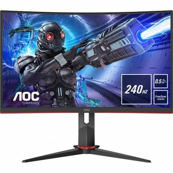 Монітор вигнутий 27" AOC C27G2ZE/BK Black 6287640 фото