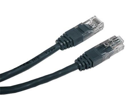 Патч-корд 1.5 м, UTP, Black, Cablexpert, литий, RJ45, кат.5е (PP12-1.5M/BK) 5019330 фото