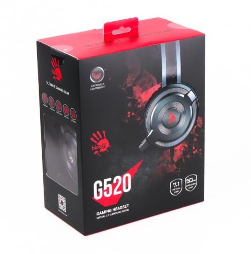 Наушники Bloody G520S Grey игровые, подсветка 5239500 фото