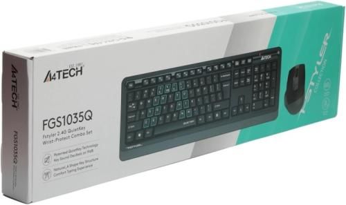 Комплект бездротовий A4Tech Fstyler FGS1035Q Grey, радіус дії до 15 м 8458380 фото