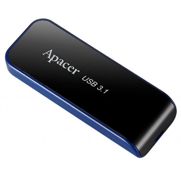 Флеш накопитель USB 64Gb Apacer AH356, Black, USB 3.2 Gen 1 (AP64GAH356B-1) 5119140 фото