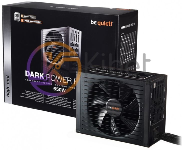 Блок питания be quiet! Dark Power Pro 11 650W (BN251) 135mm, ATX, 20+4, 4+4, 1x8 5745960 фото
