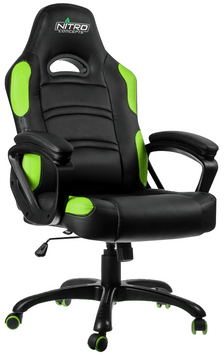 Ігрове крісло GameMax GCR07 "Nirto", Green/Black 6415590 фото