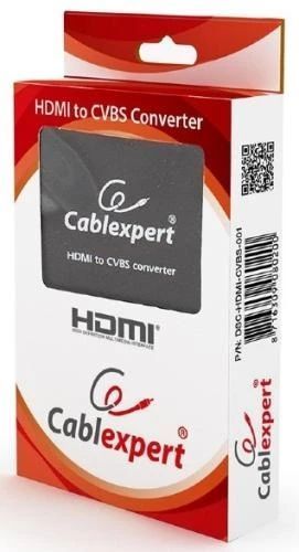 Перехідник HDMI (F) - 3xRCA (F), Cablexpert, Black (DSC-HDMI-CVBS-001) 6246480 фото