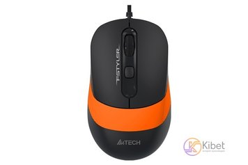 Мышь A4Tech Fstyler FM10 1600dpi Black+Orange, USB 5281740 фото