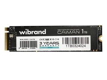 Твердотельный накопитель SSD 1Tb, Wibrand Caiman, PCI-E 3.0 x4, M.2 (WIM.2SSD/CA1TB) 8598060 фото