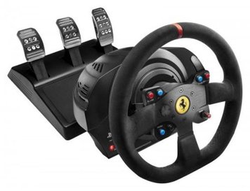 Кермо ігрове Thrustmaster T300 Ferrari Integral RW Alcantara Edition, Black (4160652) 5611980 фото