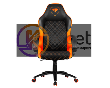 Игровое кресло Cougar Fusion Orange, дышащая экокожа, стальной каркас 5511660 фото