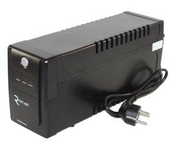 ИБП Ritar RTP850 (480W) Proxima-L, LED, AVR, 4st, 2xSCHUKO socket, 1x12V9Ah, plastik Case. Q4 4453410 фото