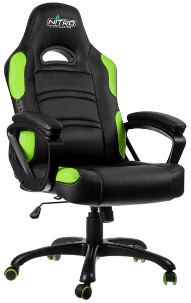 Игровое кресло GameMax GCR07 "Nirto", Green/Black 6415590 фото