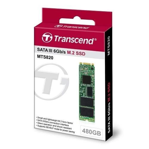 Твердотельный накопитель SSD 480Gb, Transcend 820S, SATA3, M.2 (TS480GMTS820S) 4968120 фото