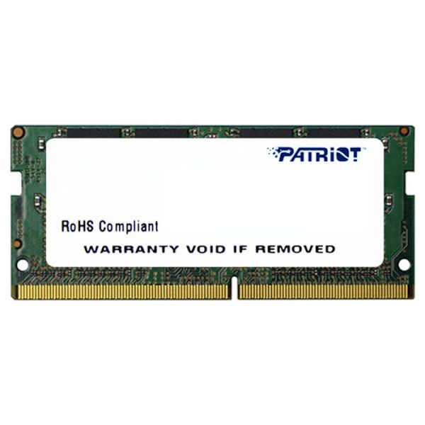 Память SO-DIMM, DDR4, 8Gb, 2666 MHz, Patriot, 1.2V, CL19 (PSD48G266681S) 5341620 фото
