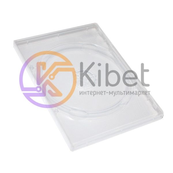 Box DVD CD (13.5 мм х 19 мм) на 2 диска, 14 mm, 1 шт, суперпрозрачный 4003800 фото