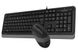 Комплект A4Tech Fstyler Sleek Multimedia Comfort F1010, Black/Grey, клавіатура+миша, USB 5281380 фото 4