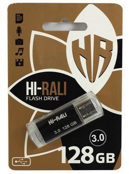 Флеш накопичувач USB 128Gb Hi-Rali Corsair, Black, USB 3.0 (HI-128GBCOR3BK) 6482430 фото