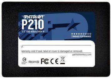 Твердотельный накопитель SSD 128Gb, Patriot P210, SATA3, 2.5" (P210S128G25) 6287910 фото