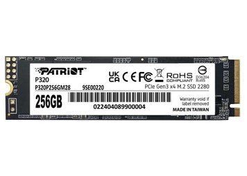 Твердотельный накопитель SSD 256Gb, Patriot P320, PCI-E 3.0 x4, M.2 (P320P256GM28) 8638920 фото