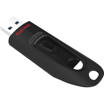 Флеш накопичувач USB 128Gb SanDisk Ultra, Black, USB 3.0 (SDCZ48-128G-U46) 5049000 фото