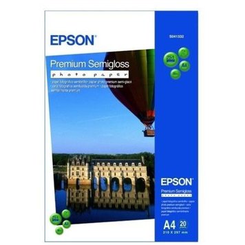 Фотопапір Epson, напівглянцевий, A4, 251 г/м², 20 арк, Premium Series (C13S041332) 5359950 фото