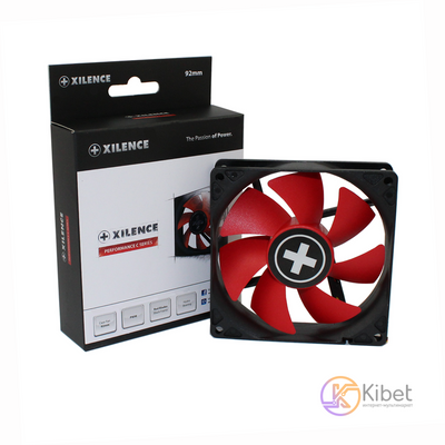 Вентилятор 92 мм, Xilence XF041, Black Red, PWM, подшипник жидкостного скольжени 5979960 фото