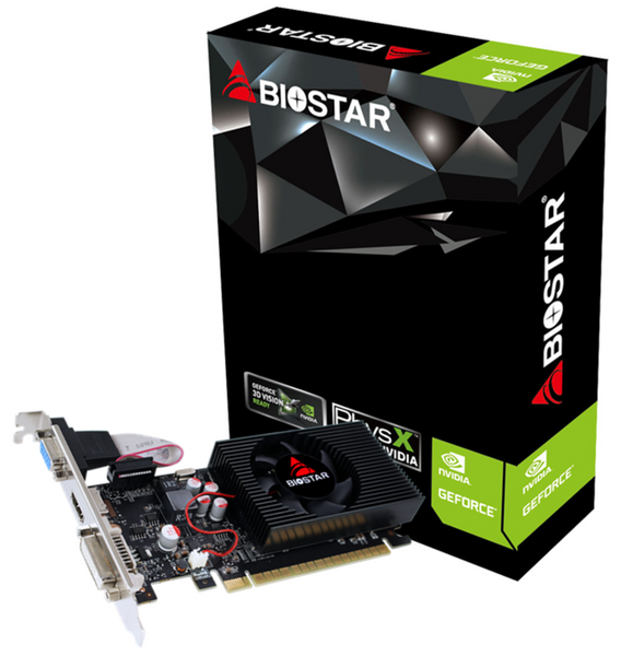 Відеокарта GeForce GT730, Biostar, 2Gb GDDR3, 128-bit (VN7313THX1) 7036260 фото