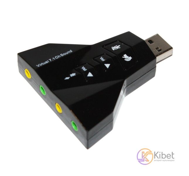 Звукова карта USB 2.0, 7.1, Dynamode Virtual, 90 дБ, СМ108, RTL 3D / Xear 3D, Blister (PD560) 4480200 фото
