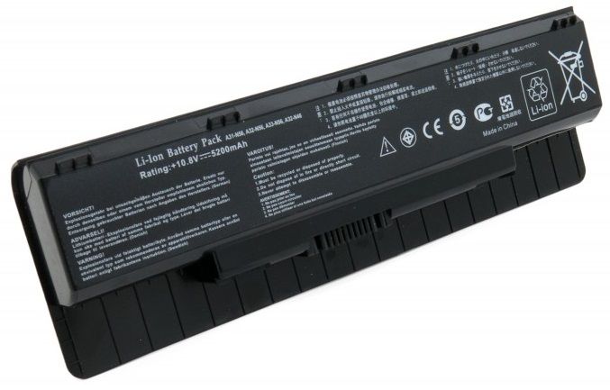 Акумулятор для ноутбука Asus N56 (A32-N56), Extradigital, 5200 mAh, 10.8 V (BNA3971) 6380280 фото