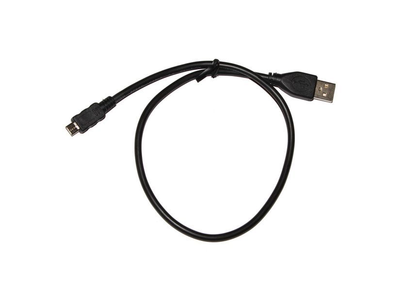 Кабель USB - micro USB 0.5 м Cablexpert Black, преміум (CCP-mUSB2-AMBM-0.5M) 3737250 фото