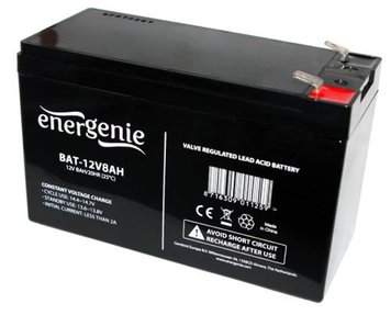 Батарея для ДБЖ 12В 8Ач EnerGenie BAT-12V8AH / 12V 8.0Ah / 151х65х100 мм 4118070 фото