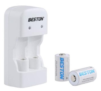 Зарядний пристрій Beston BST-CD643 + 2 x CR123A, White (AAB1885) 8583660 фото