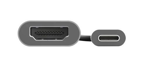 Переходник Type-C (M) - HDMI (F), Trust Dalyx, Grey, 15 см, 4K / 60 Гц (23774) 6321210 фото