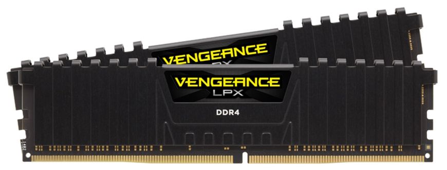 Пам'ять 16Gb x 2 (32Gb Kit) DDR4, 3600 MHz, Corsair Vengeance LPX, Black (CMK32GX4M2Z3600C18) 7119330 фото