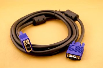 Кабель VGA - VGA 3 м, з двома феритовими кільцями, CC-PPVGA HD15M/HD15M 2973300 фото