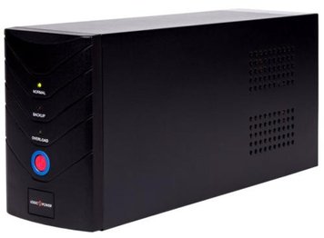 Джерело безперебійного живлення LogicPower 650VA / 390W, Black (1078) 803430 фото