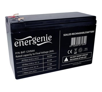 Батарея для ДБЖ 12В 9Ач EnerGenie 64x94x150 (ШхВхД) BAT-12V9AH 2263560 фото