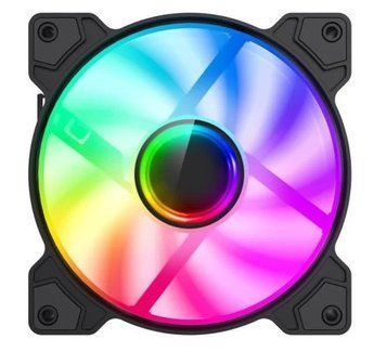 Вентилятор 120 мм, GameMax FN12A-S6I, Black 8621580 фото