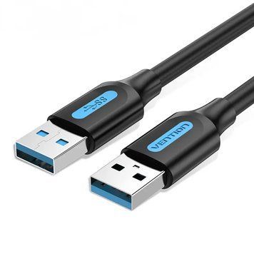 Кабель USB 3.0 AM - USB AM, 1 м, Black, Vention (CONBF) 9302580 фото