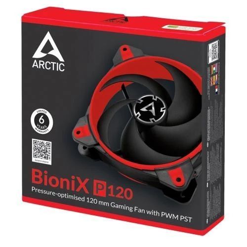 Вентилятор 120 мм, Arctic BioniX P120, Black/Red (ACFAN00115A) 7522860 фото
