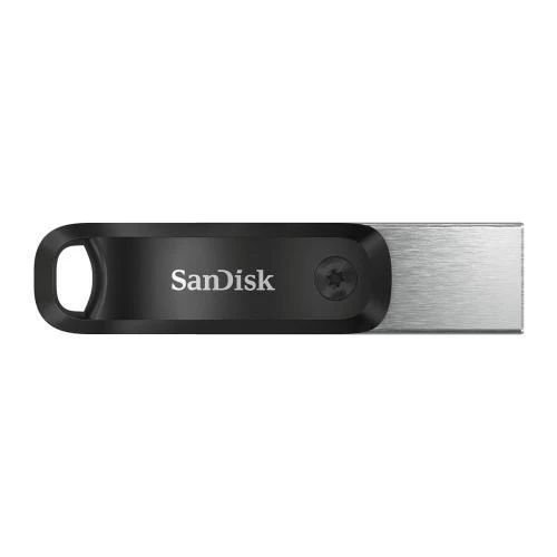 Флеш накопитель USB 128Gb SanDisk iXpand Go, Black/Silver, Lightning / USB 3.0 (SDIX60N-128G-GN6NE) 6693090 фото