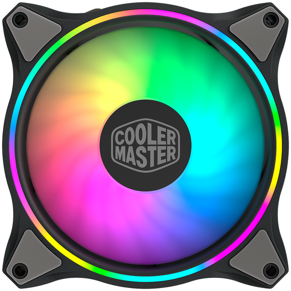 Вентилятор 120 мм, Cooler Master MasterFan MF120 Halo 3in1, RGB контролер (MFL-B2DN-183PA-R1) 5795850 фото