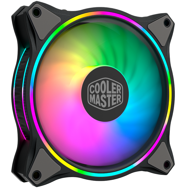 Вентилятор 120 мм, Cooler Master MasterFan MF120 Halo 3in1, RGB контролер (MFL-B2DN-183PA-R1) 5795850 фото