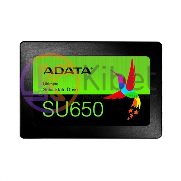 Твердотельный накопитель 240Gb, A-Data Ultimate SU650, SATA3, 2.5', TLC 3D, 520 5019690 фото