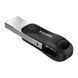 Флеш накопитель USB 128Gb SanDisk iXpand Go, Black/Silver, Lightning / USB 3.0 (SDIX60N-128G-GN6NE) 6693090 фото 2