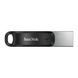 Флеш накопитель USB 128Gb SanDisk iXpand Go, Black/Silver, Lightning / USB 3.0 (SDIX60N-128G-GN6NE) 6693090 фото 3